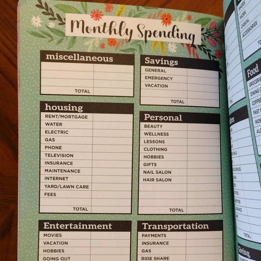 Budget Planner Brand New